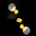 ゲーム クリックゲーム ゲームイメージ 岩 炎 火の玉