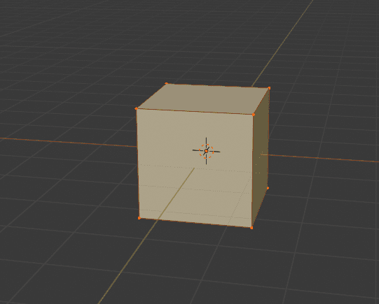 Blender 全選択 3DCGモデリング キューブ 箱 Cube