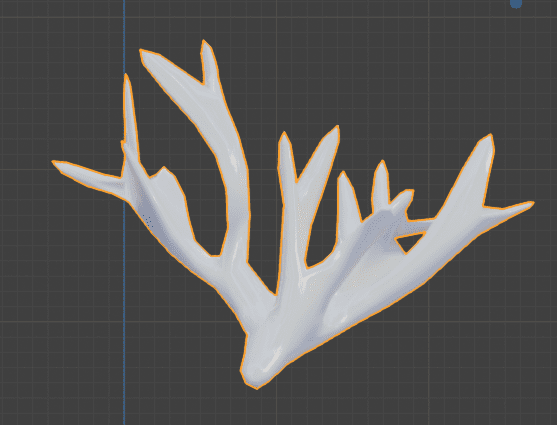 Blender ブーリアン モディファイアー 珊瑚 3DCG モデリング