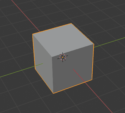 Blender 3DCG モデリング Cube 立方体