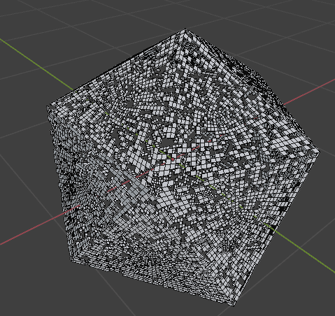 Blender リメッシュ モディファイアー 3DCG モデリング 正十二面体