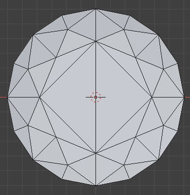 Blender 三角面化 モディファイアー 3DCG モデリング ダイヤモンド