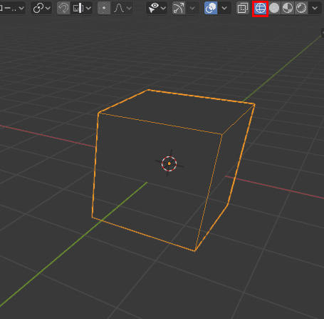 Blender 3Dビューのシェーディング ワイヤーフレーム 3DCG モデリング 