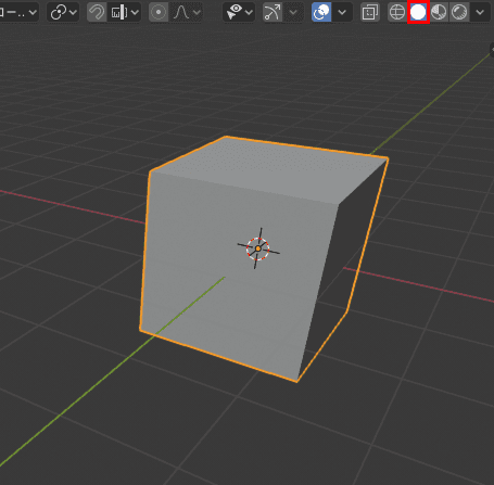 Blender 3Dビューのシェーディング ソリッド 3DCG モデリング