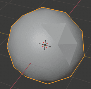 Blender シェーディング フラット スムーズ 3DCG モデリング ico球 面