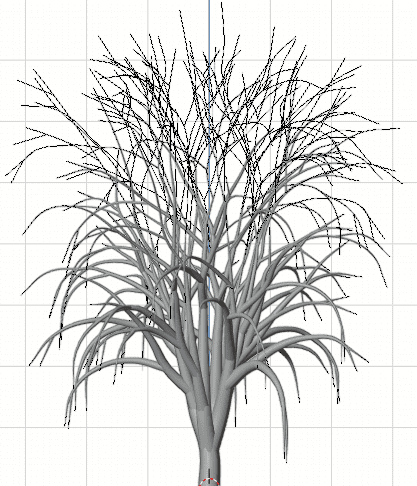 Blender アドオン カーブ Add-on Sapling_Tree_Gen 3DCG モデリング 木