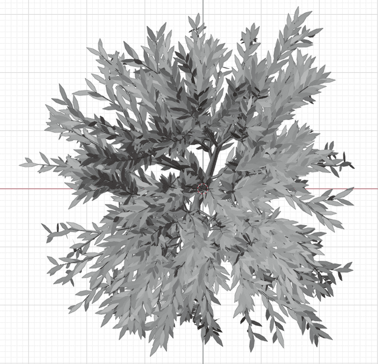 Blender アドオン カーブ Add-on Sapling_Tree_Gen 3DCG モデリング 木 葉