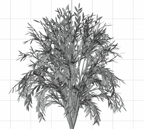 Blender アドオン カーブ Add-on Sapling_Tree_Gen 3DCG モデリング 木 葉