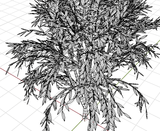 Blender アドオン カーブ Add-on Sapling_Tree_Gen 3DCG モデリング 木 葉