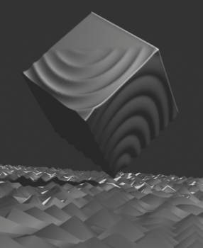 [Blender 2.8] 波のアニメーションをお手軽作成 [波モディファイアー]