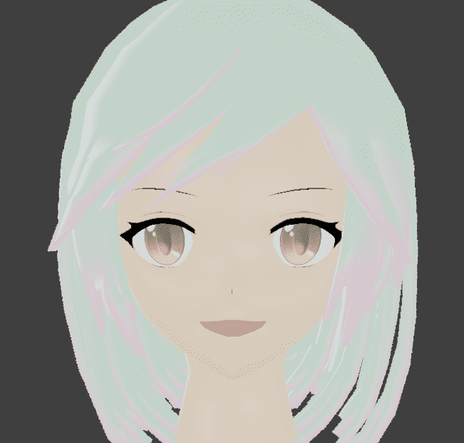 Blender アニメーション 人 3DCG モデリング 女の子 シェイプキー アーマチュア