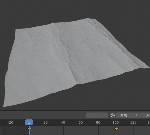 Blender 海洋 モディファイアー キーフレーム挿入 アニメーション 3DCG モデリング