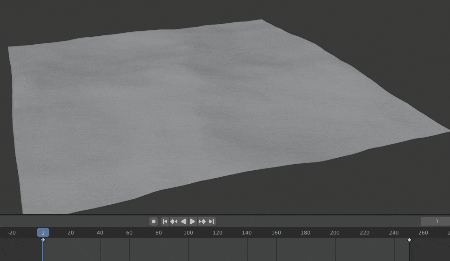 Blender 海洋 モディファイアー アニメーション 3DCG モデリング
