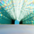 Blender コンポジター グレア レンズ歪み ノード 3DCG モデリング ツタ トンネル ivy tunnel