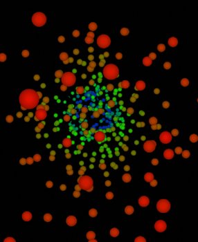 [Blender 2.8] ビューポート表示  [パーティクルシステム]