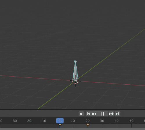 Blender ボーン アーマチュア キーフレーム アニメーション 3DCG モデリング
