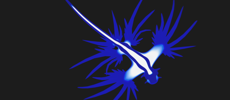 Blender ラプラシアン変形 モディファイアー 3DCG アオミノウミウシ