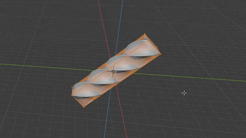 Blender シンプル変形 モディファイアー 3DCG モデリング