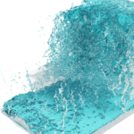 Blender 流体 物理シミュレーション ドメイン 3DCG 液体