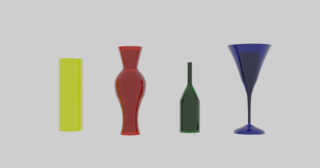 Blender シンプル変形 モディファイアー 3DCG モデリング 円柱 グラス 花瓶 酒瓶
