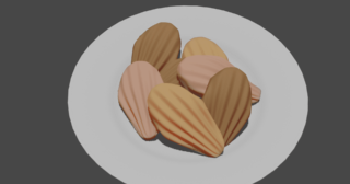 Blender プロポーショナル編集 モード madeleine